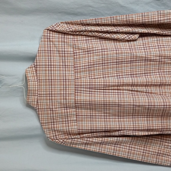 Haggar XL Plaid Long Sleeve Button Front Shirt Mens - Picture 7 of 13